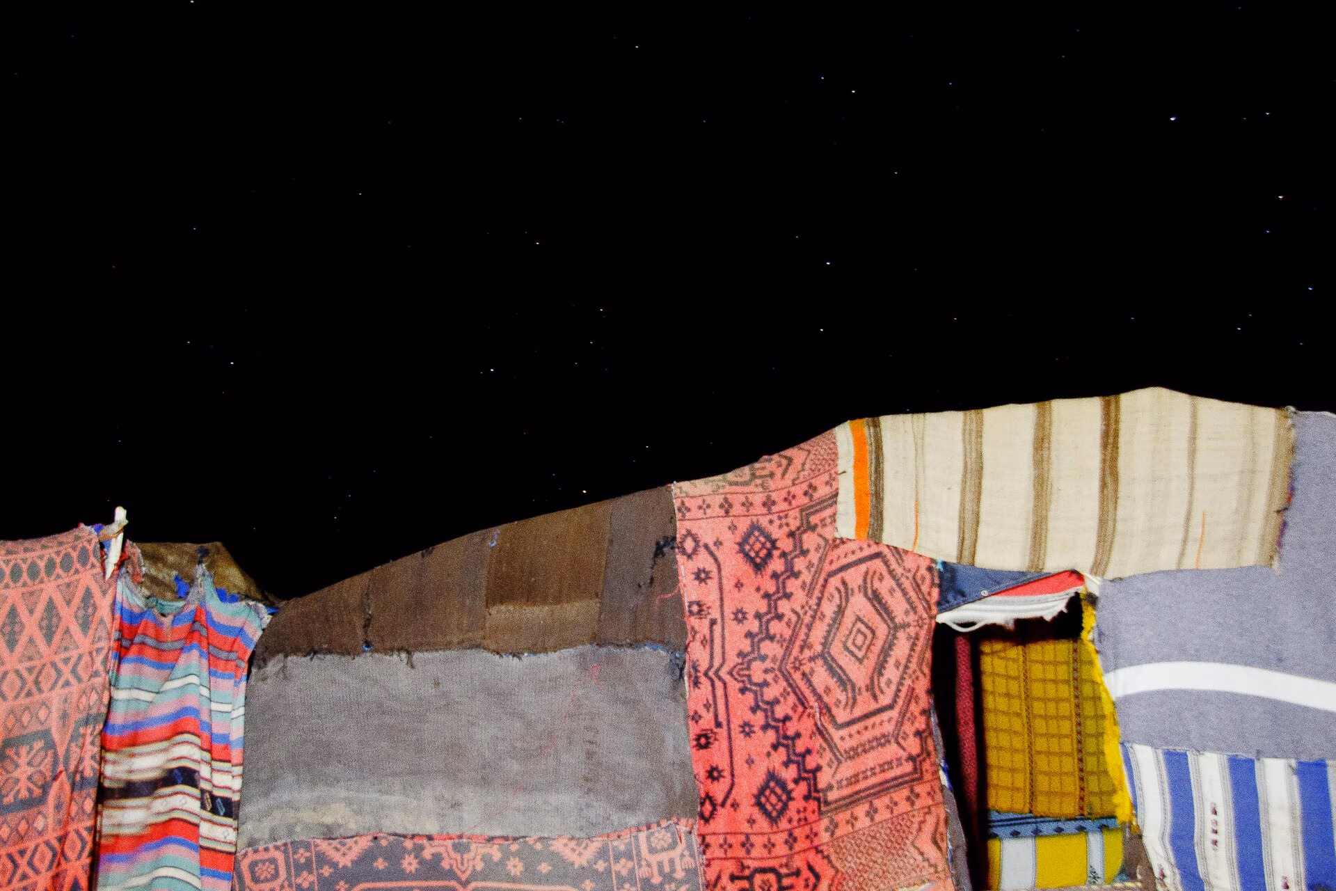 Desert tent in the Erg Chebbi dunes, Merzouga